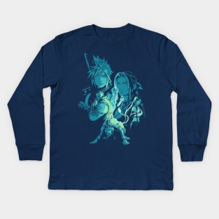 The Midgar 5 Kids Long Sleeve T-Shirt